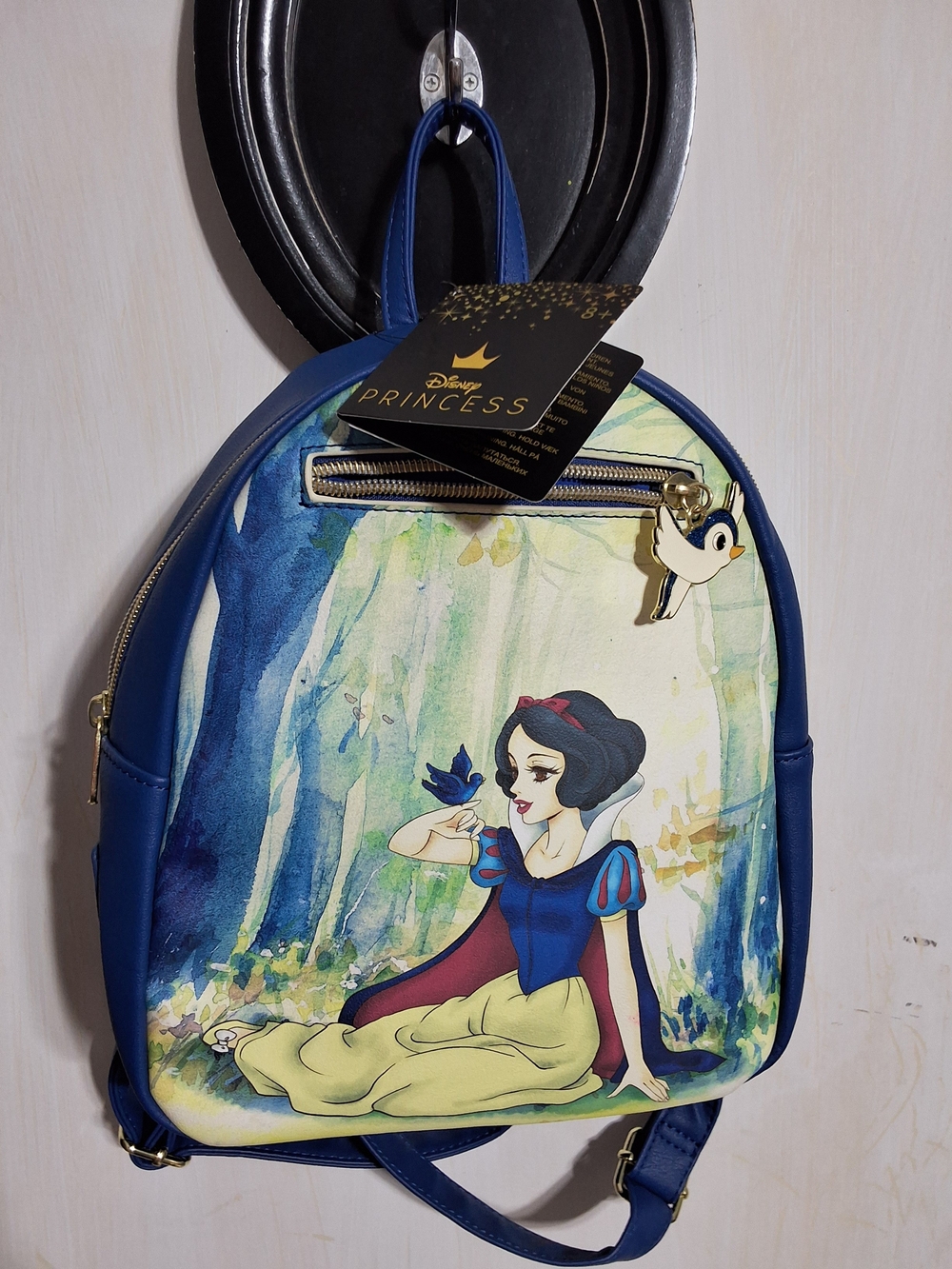 Loungefly Blue Snow White Watercolor Mini Backpack